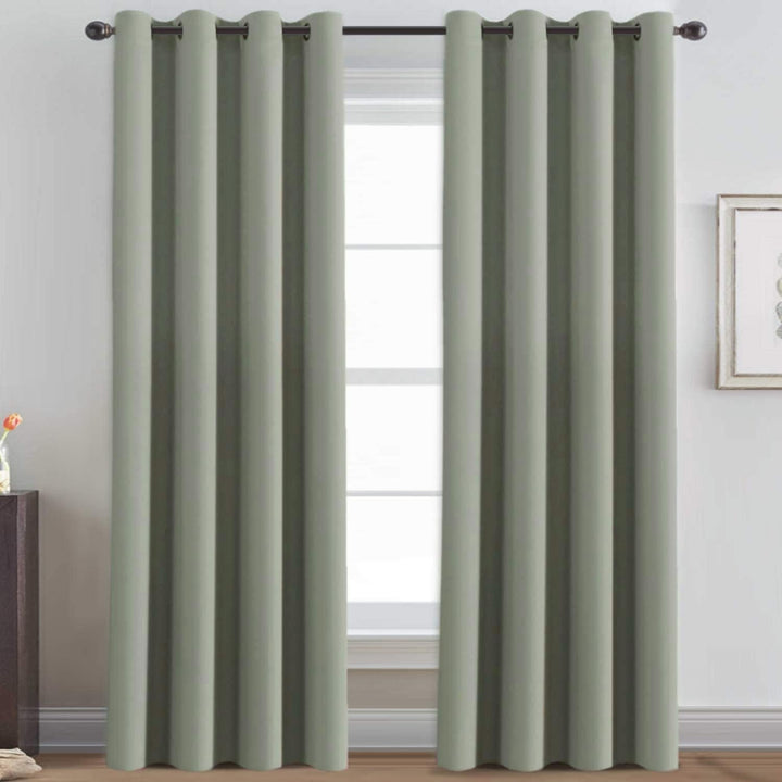 Blackout Grommet Curtain, Sage, 52 x 84 in, 1 Panel - Just Closeouts Canada Inc.