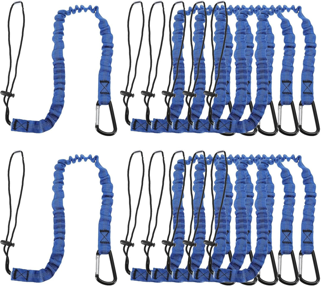 Blue 3-Foot Retractable Tool Lanyards, 12-Pack - Just Closeouts Canada Inc.