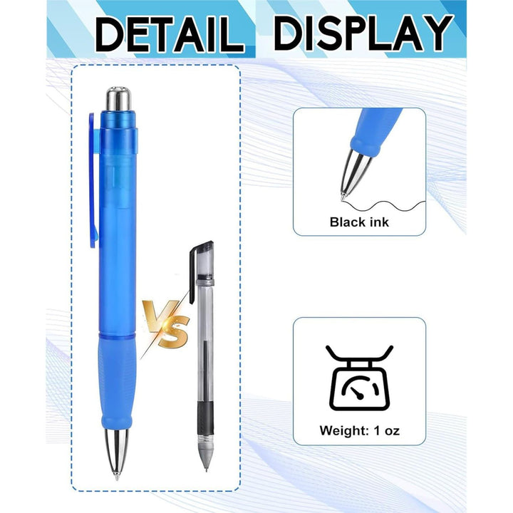 Blue Jumbo Thick-Grip Ballpoint Pens, 3 Pack - Just Closeouts Canada Inc.X004CZQWPR
