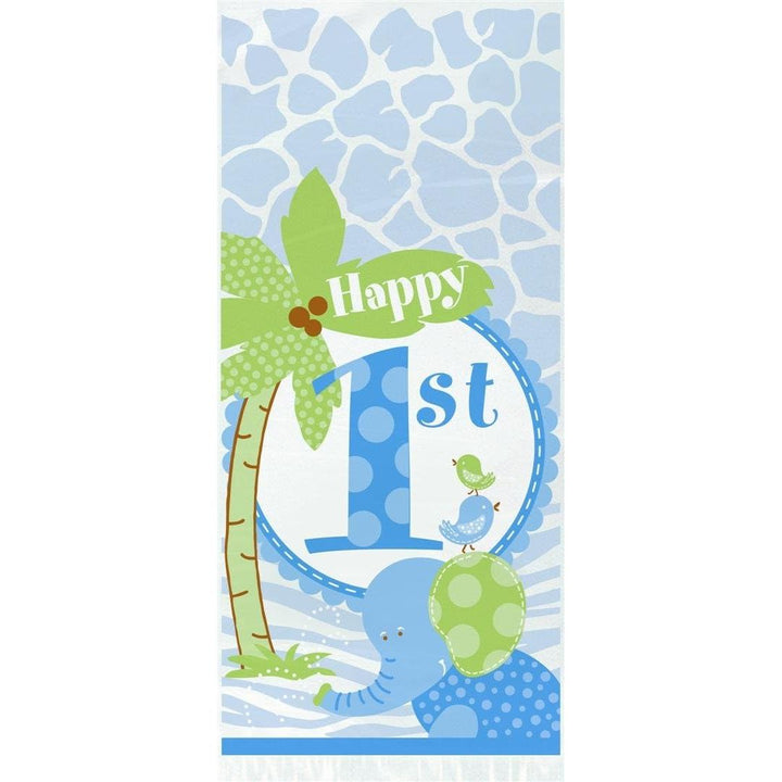 Blue Safari First Birthday Cellophane Bags, 20ct - Just Closeouts Canada Inc.011179426119