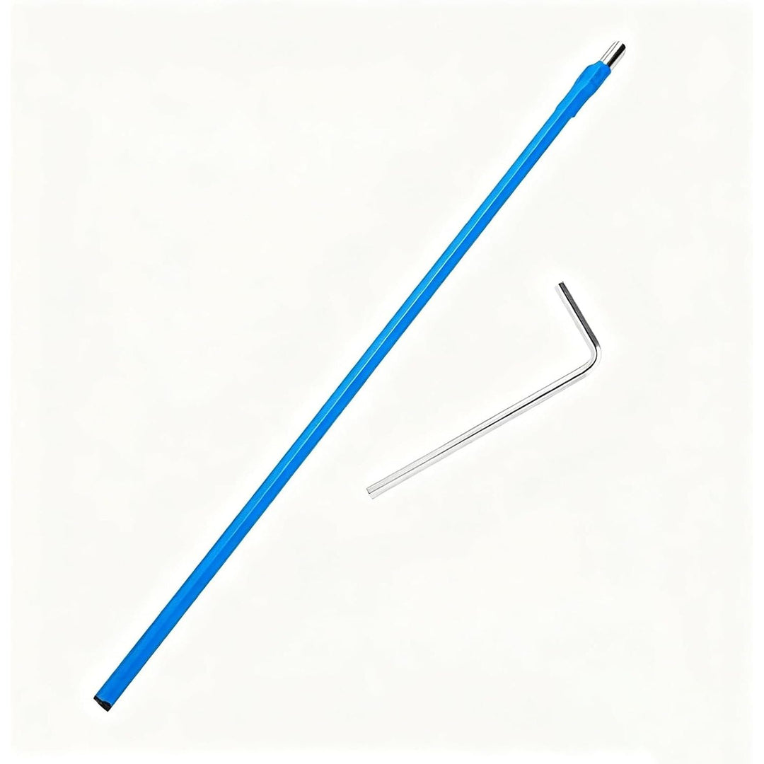 Blue 42 cm two-way guitar truss rod and L wrench, view 1