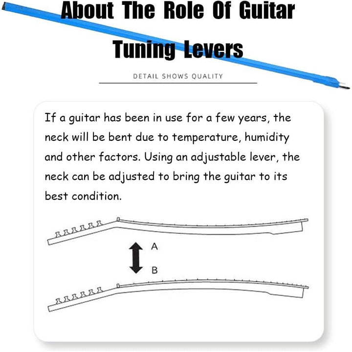 Blue Two-Way Guitar Truss Rod, 42 cm, with L Wrench - Just Closeouts Canada Inc.X004GZL9T7
