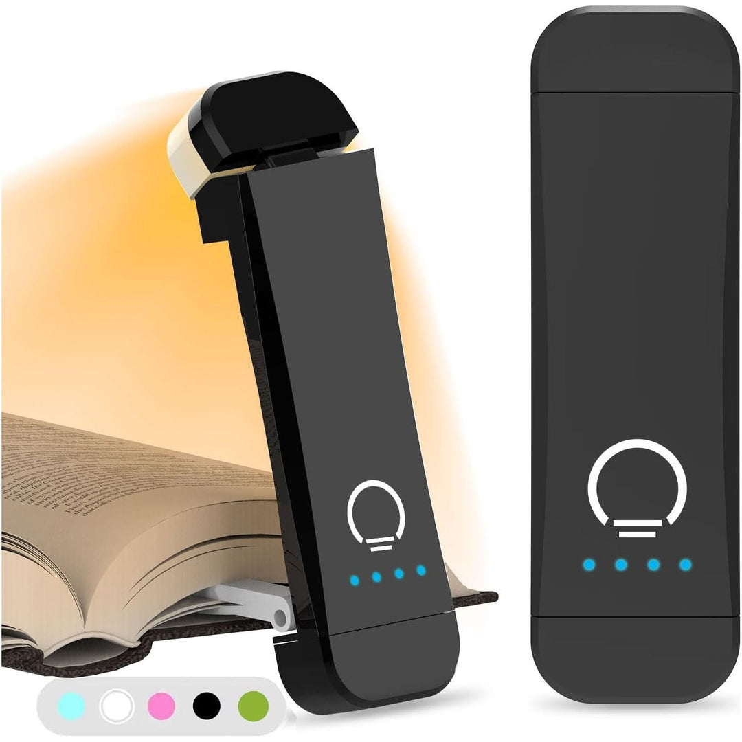 Book Light for Reading in Bed, Rechargeable LED Reading Light,3 Amber Colors & 7 LEDs Precise Dimming,Portable & Long Lasting, Perfect for Book Worms,Kids(Black) - Just Closeouts Canada Inc.