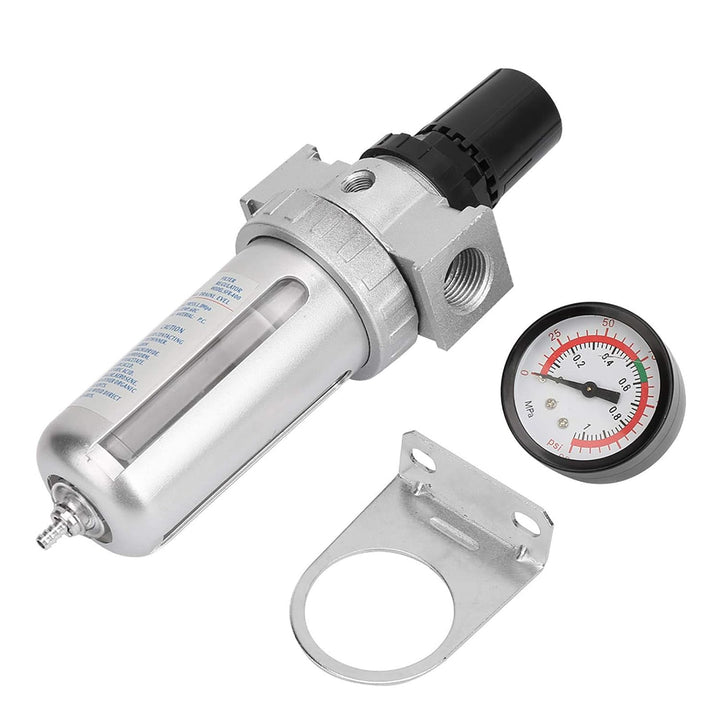 BSP 1/2-inch air filter regulator and water trap, view 6