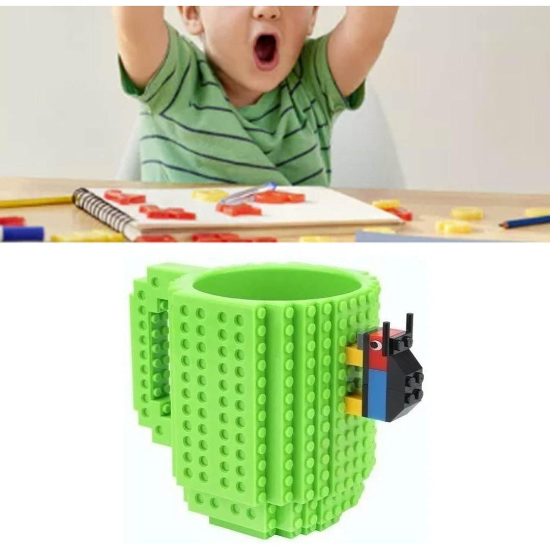 Building Blocks Cup, Reusable Brick Party Kids Cup, Creative DIY Cup Unique Pen Holder, Novelty Gifts for Kids Adults Birthday Xmas - Just Closeouts Canada Inc.