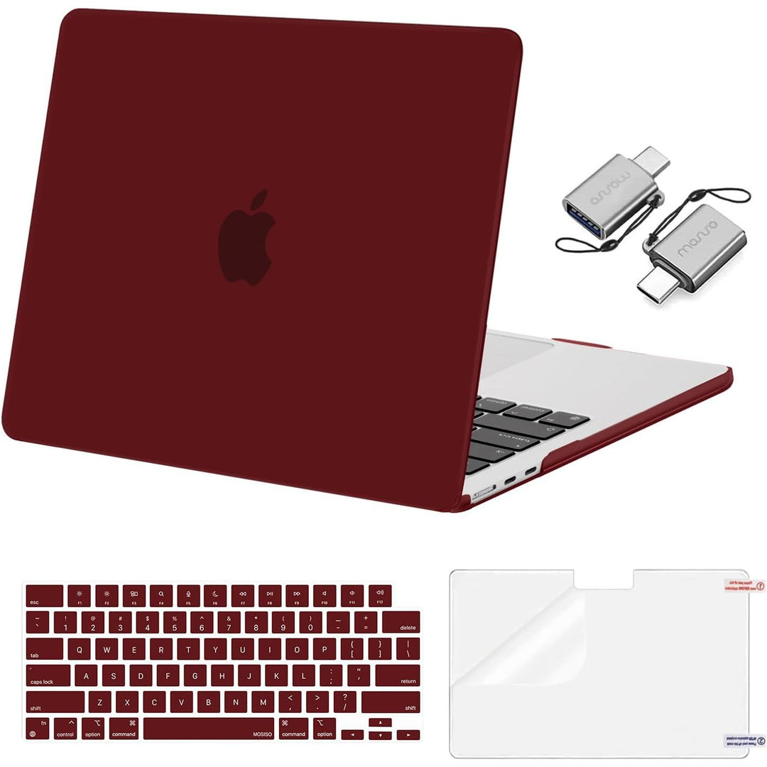 Burgundy Hard-Shell Case Kit for 13.6-Inch Air A3240/A3113/A2681 - Just Closeouts Canada Inc.