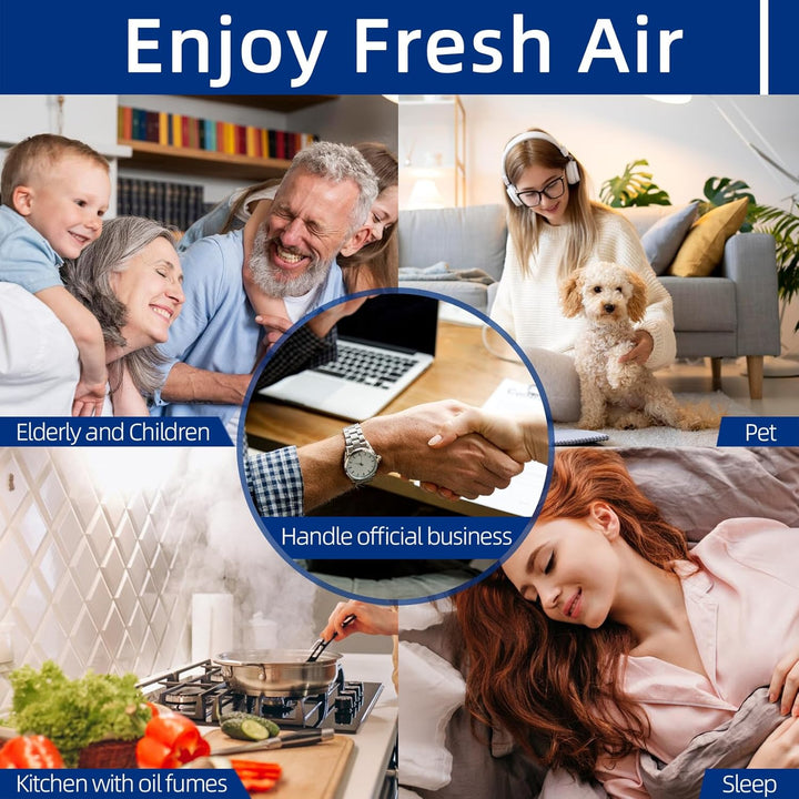 C545 Replacement Filter S Compatible with Winix C545, B151, P150, 9300 Air Purifier - 2 True HEPA Filters + 8 Activated Carbon Pre - Filters - Compare to Part  1712 - 0096 - 00, 2522 - 0058 - 00 - Just Closeouts Canada Inc.