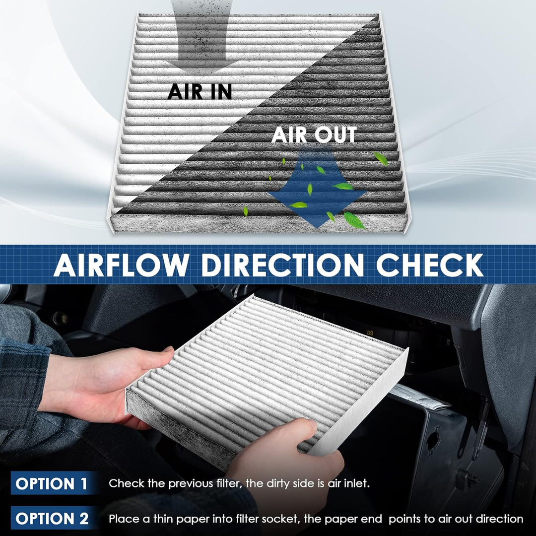 Cabin Air Filter, Replacement for CP966 CF11966,Premium Cabin filter with Activated Carbon, Fit for Buick Enclave/Envision/Regal, Chevrolet Malibu, GMC Sierra/Yukon(1 pack) - Just Closeouts Canada Inc.