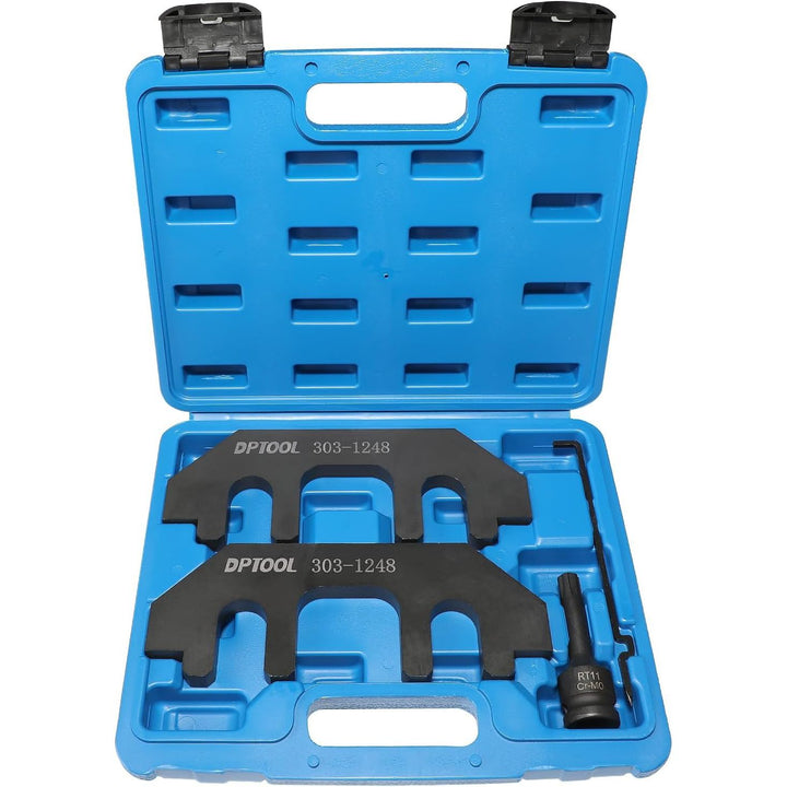 Camshaft Holding Tool Timing Alignment Holder Tool Kit Compatible with Ford Lincoln Mercury 3.5L 3.7L 4V Engines Replace 303-1248 303-1530 OTC 6682 with RT11 Removal Socket and Portable Case - Just Closeouts Canada Inc.X003RX5323