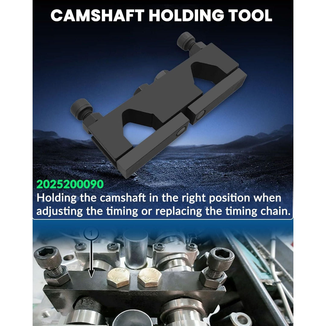 Camshaft Phaser Timing Chain Tool Camshaft Holding Tool Crankshaft Pulley Wrench Compatible with VW Jeep Chrysler Dodge 3.6L Pentastar Engine Replace 10200A 10202 10369 10198A 2025200090 - Just Closeouts Canada Inc.X004BPSNGT
