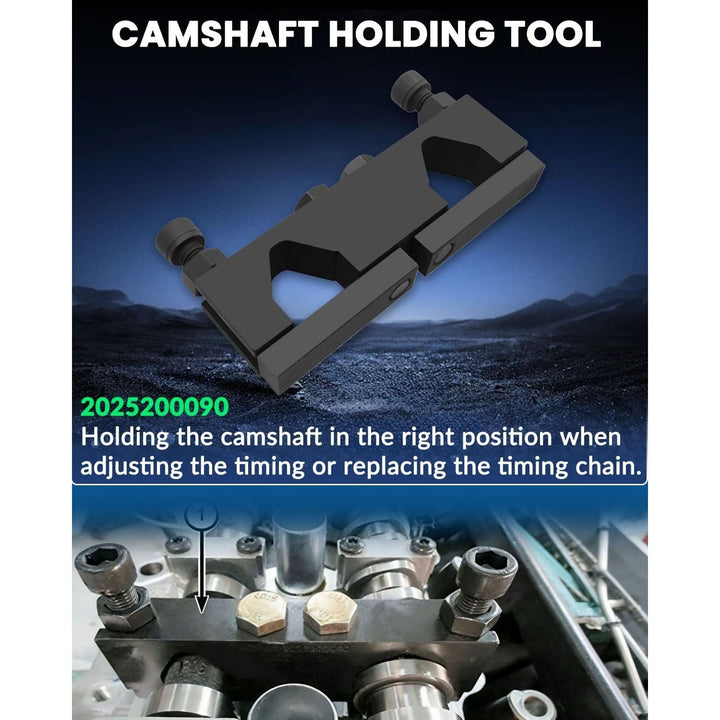 Camshaft Phaser Timing Chain Tool Camshaft Holding Tool Crankshaft Pulley Wrench Compatible with VW Jeep Chrysler Dodge 3.6L Pentastar Engine Replace 10200A 10202 10369 10198A 2025200090 - Just Closeouts Canada Inc.X004BPSNGT