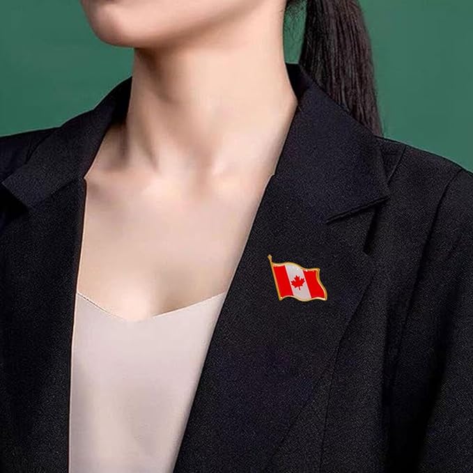 Canada Lapel Pin for Travel, Canadian Maple Leave Pin Brooches Bulk Canada Maple - Leaf Pins - Just Closeouts Canada Inc.
