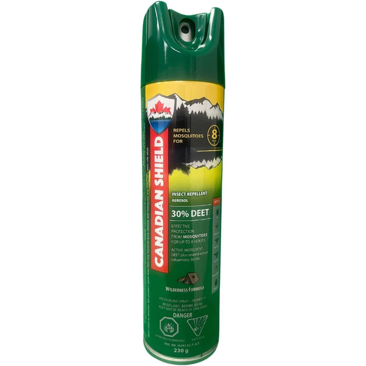 Canadian Shield Insect Repellent - 30% DEET Aerosol, 230G-CSA02 - Just Closeouts Canada Inc.