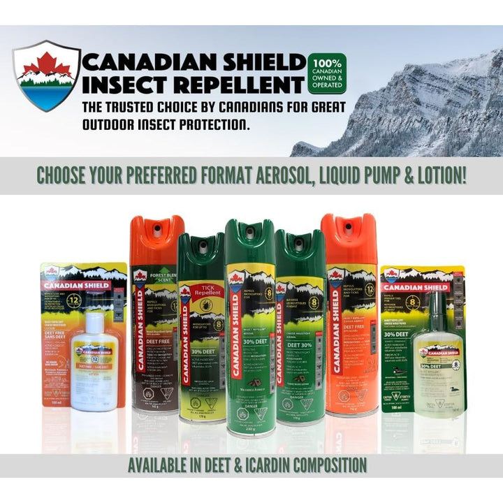 Canadian Shield Insect Repellent - 30% DEET Aerosol, 230G-CSA02 - Just Closeouts Canada Inc.