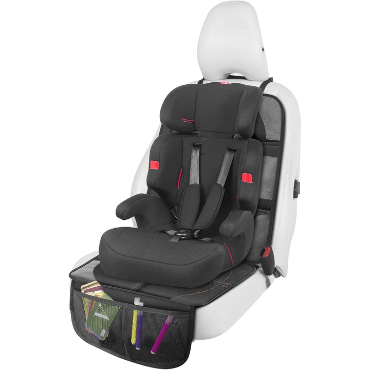 Car Seat Protector with Thickest Padding,Waterproof 600D Fabric Child Baby Seat Protector with Storage Pockets,Non - Slip Pets Cover Leather Reinforced Vehicle Seat 2 Pack - Just Closeouts Canada Inc.