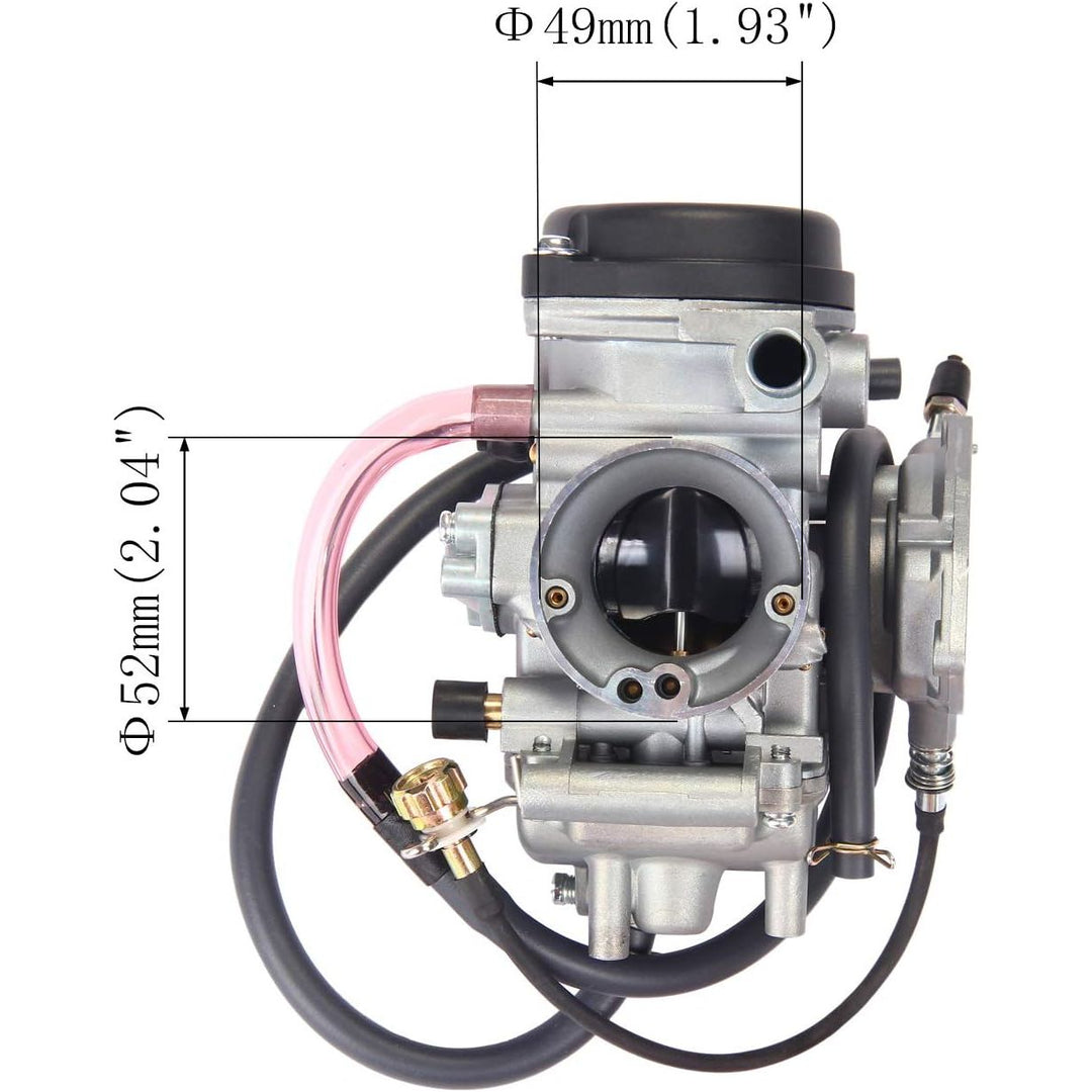 Carburetor Carb for ATV Yamaha 2000 - 2006 Kodiak 400 YFM400 & Big Bear 400, 2004 - 2006 Bruin 350, 2007 - 2011 Grizzly 350, 2007 - 2012 Grizzly 450, 2006 - 2009 Wolverine 350, 2007 - 2010 Wolverine 450 - Just Closeouts Canada Inc.