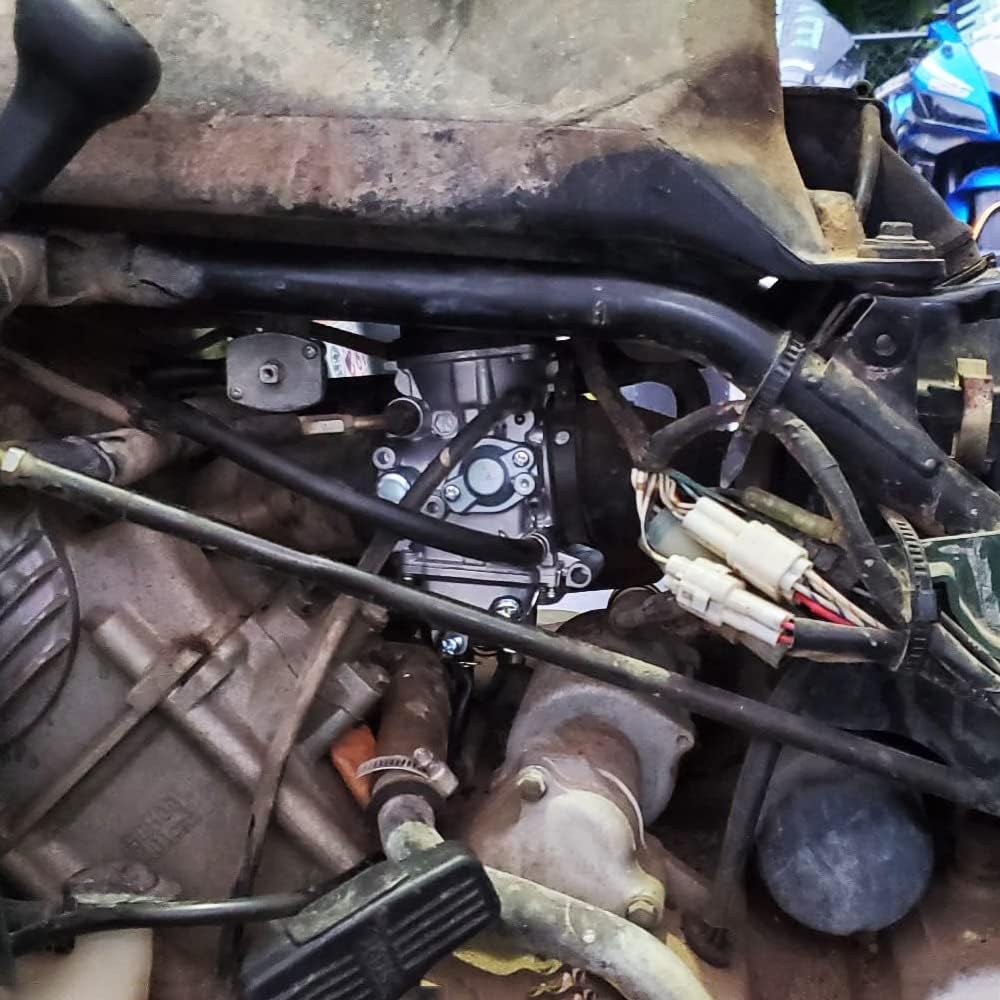 Carburetor for Yamaha 400 450 250 350 Kodiak Big Bear Grizzly Wolverine 2000 - 2014 YFM400 450 4X4 4WD ATV Carb Kit (come with cleaning tools and fuel filter) - Just Closeouts Canada Inc.