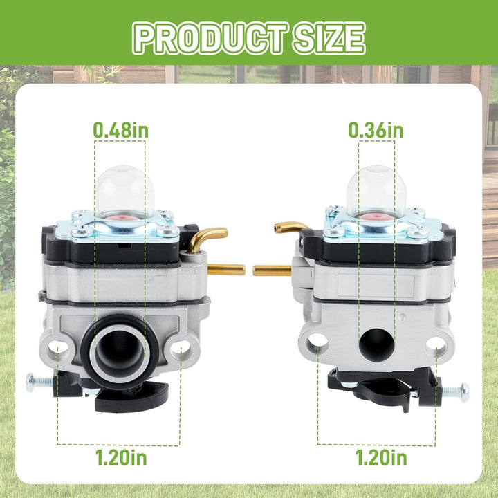 Carburetor Kit for Homelite UT33600 / UT33650 26cc Trimmers - Just Closeouts Canada Inc.