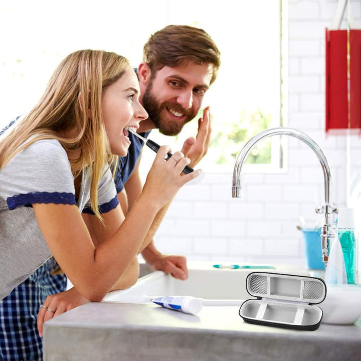 Case Compatible with Philips for Sonicare for ProtectiveClean 4100 5100 6100 6500 7500 Rechargeable Electric Toothbrush.Travel Holder Fits for Oral - B 7500 9600 9300 Pro 1000 (Black) - Just Closeouts Canada Inc.