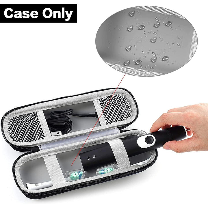 Case Compatible with Philips for Sonicare for ProtectiveClean 4100 5100 6100 6500 7500 Rechargeable Electric Toothbrush.Travel Holder Fits for Oral - B 7500 9600 9300 Pro 1000 (Black) - Just Closeouts Canada Inc.