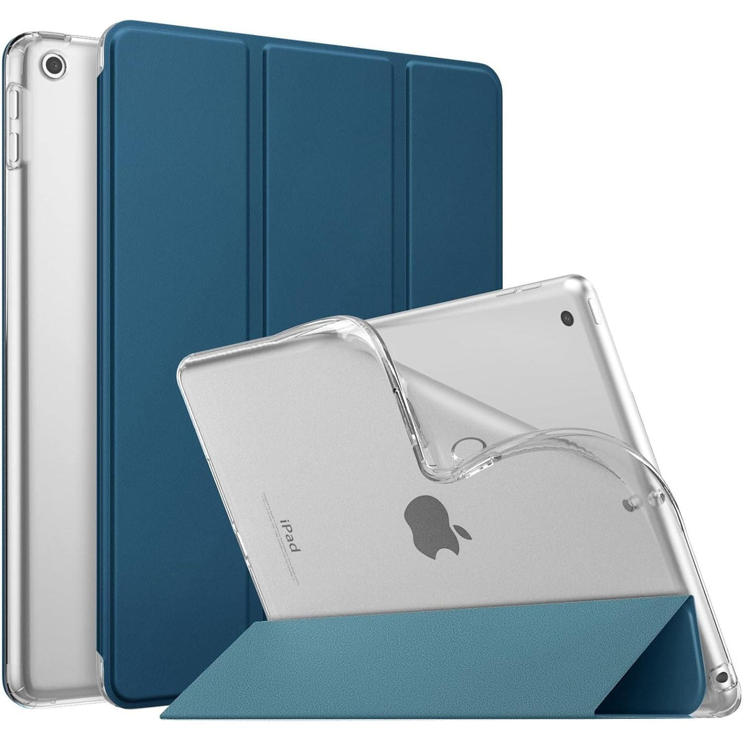 Case for iPad 9th Generation 2021/ iPad 8th Generation 2020/ iPad 7th Generation 2019, Soft Frosted Back Cover Slim Shell Case with Stand for iPad 10.2 inch,Auto Wake/Sleep, Cobalt Blue - Just Closeouts Canada Inc.