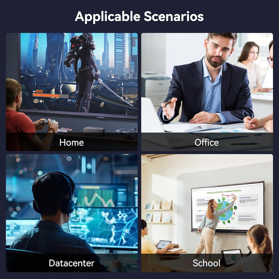 Cat 6 Ethernet Cable 10ft, 250MHz 10Gbps Network Cable, RJ45 LAN Cable for 10/100/1000/10000 Mbps Network, Compatible with Router, Modem, Gaming Console, Streaming Devices, Laptop, PC - Just Closeouts Canada Inc.