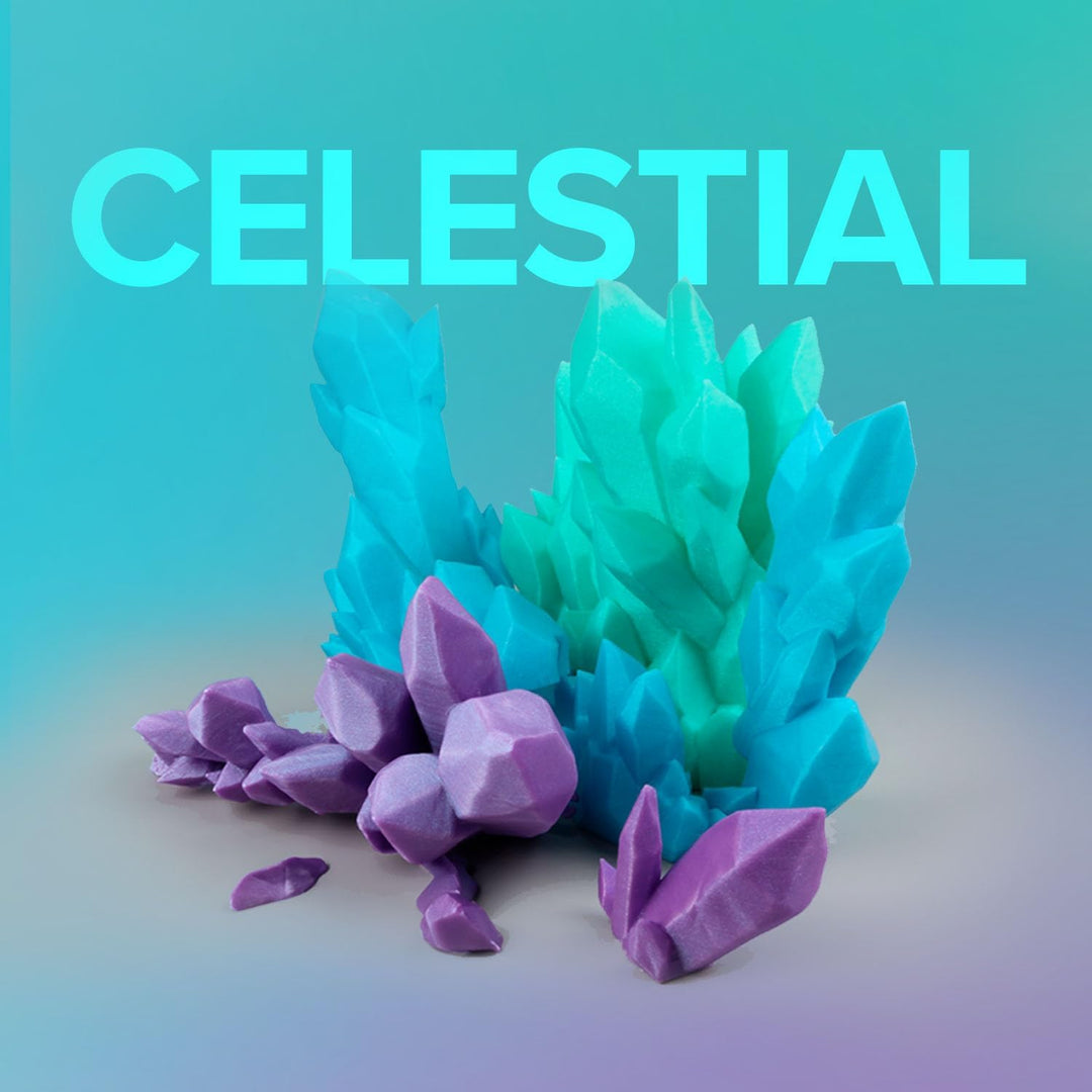 Celestial PLA Filament, Celestial Blue 1.75mm 3D Printing Filament, Shiny Glittering 3D Printer PLA Filament, Fit Most FDM 3D Printers, 1kg Spool (2.2lbs) - Just Closeouts Canada Inc.CA02014