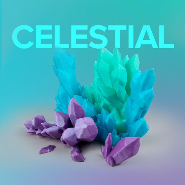 Celestial PLA Filament, Celestial Blue 1.75mm 3D Printing Filament, Shiny Glittering 3D Printer PLA Filament, Fit Most FDM 3D Printers, 1kg Spool (2.2lbs) - Just Closeouts Canada Inc.CA02014