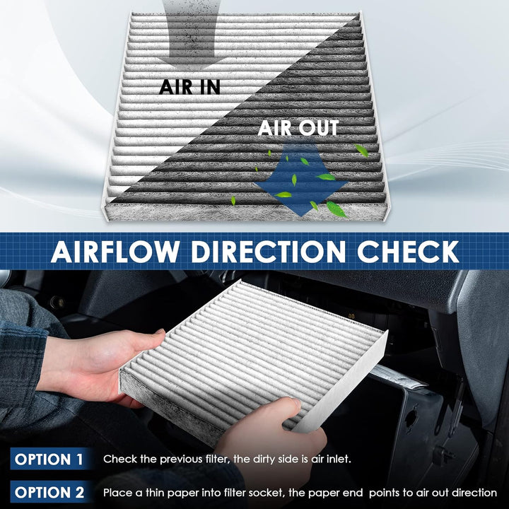 CF11854 Premium Cabin Air Filter with Activated Carbon, Fit for Rogue (2014 - 2020)/Rogue Sport (2017 - 2022)/Qashqai (2017 - 2022), All Trims - Just Closeouts Canada Inc.