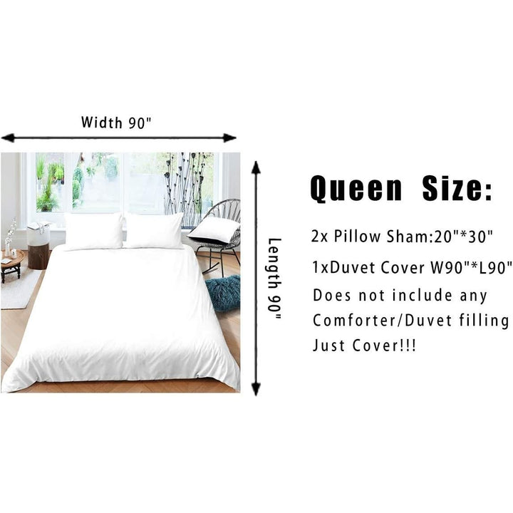 Cheer Duvet Cover Girls Cheerleading Bedding Set for Kids Teens Room Cheeleader Decor Comforter Cover Set Bright Bedspread Cover 3Pcs Zipper Queen Size - Just Closeouts Canada Inc.X003L5NMNT