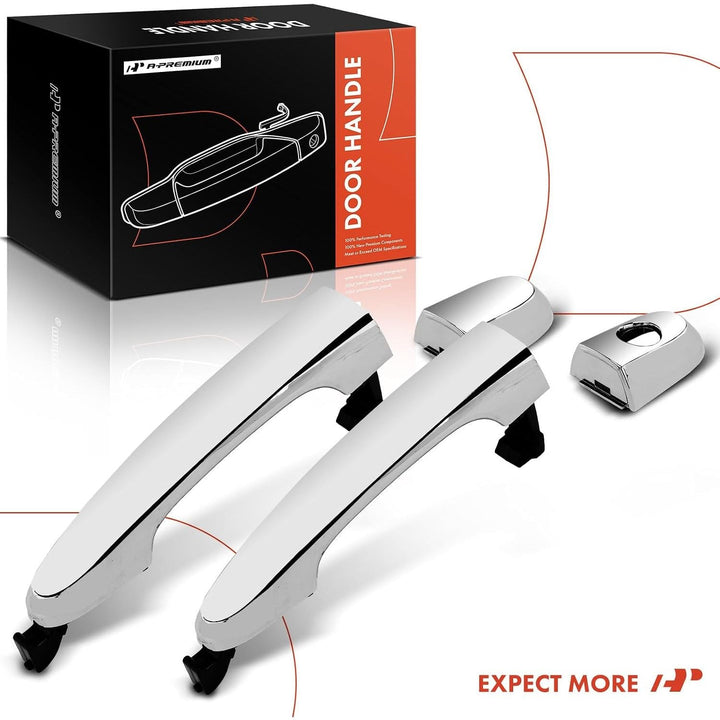 Chrome Front Exterior Door Handles for Kia Sorento 2011–2015, Pair - Just Closeouts Canada Inc.