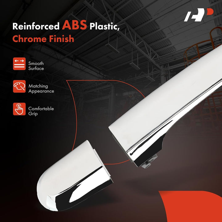 Chrome Front Exterior Door Handles for Kia Sorento 2011–2015, Pair - Just Closeouts Canada Inc.