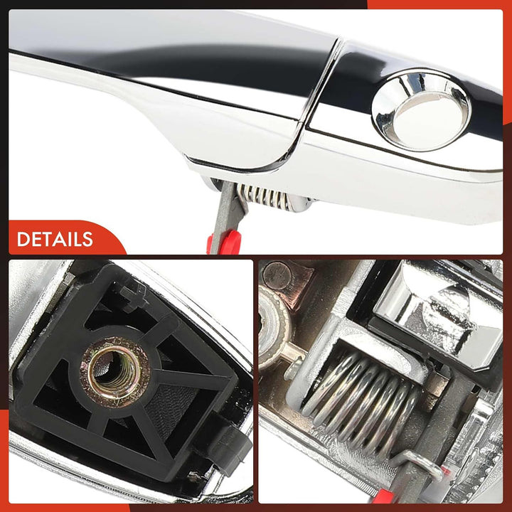 Chrome Front Passenger Exterior Door Handle with Keyhole for Impala, Cobalt and More - Just Closeouts Canada Inc.