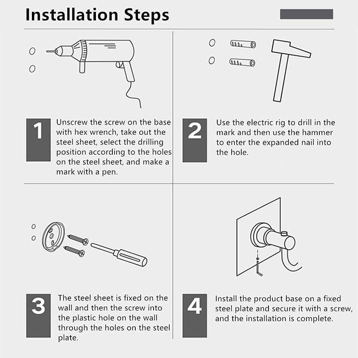 Chrome Toilet Paper Holder Towel Ring, Bathroom Hardware Hand Towel Holder Silver 2 Pieces Wall Mount Bathroom Accessories Set Stainless Steel - Just Closeouts Canada Inc.