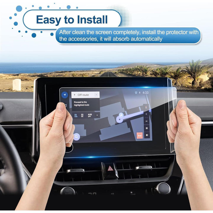 Clear 8-Inch Screen Protector for Toyota Corolla / Corolla Hybrid - Just Closeouts Canada Inc.