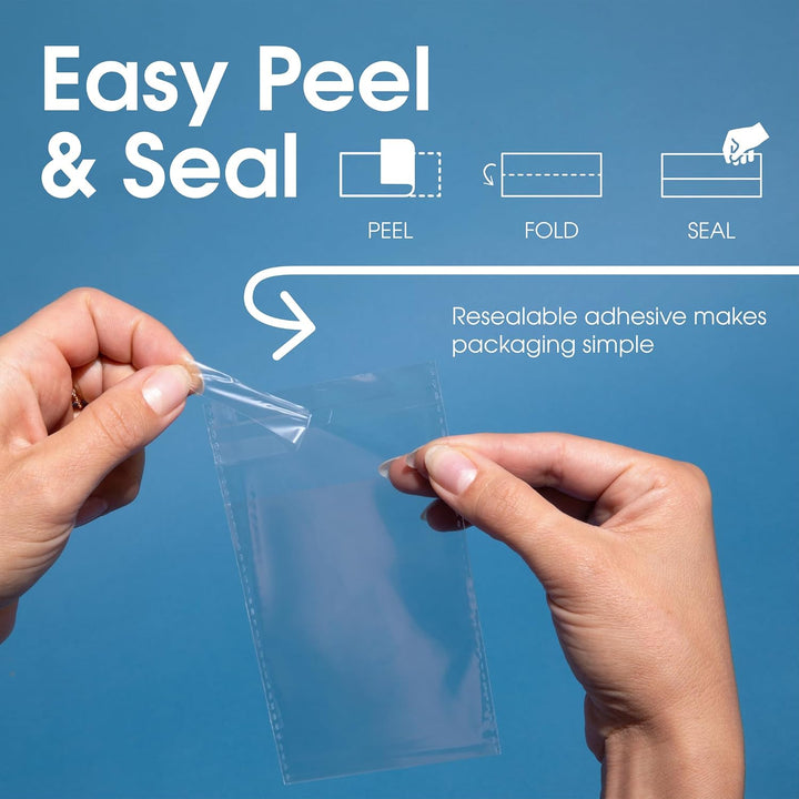 Resealable peel and seal adhesive closure