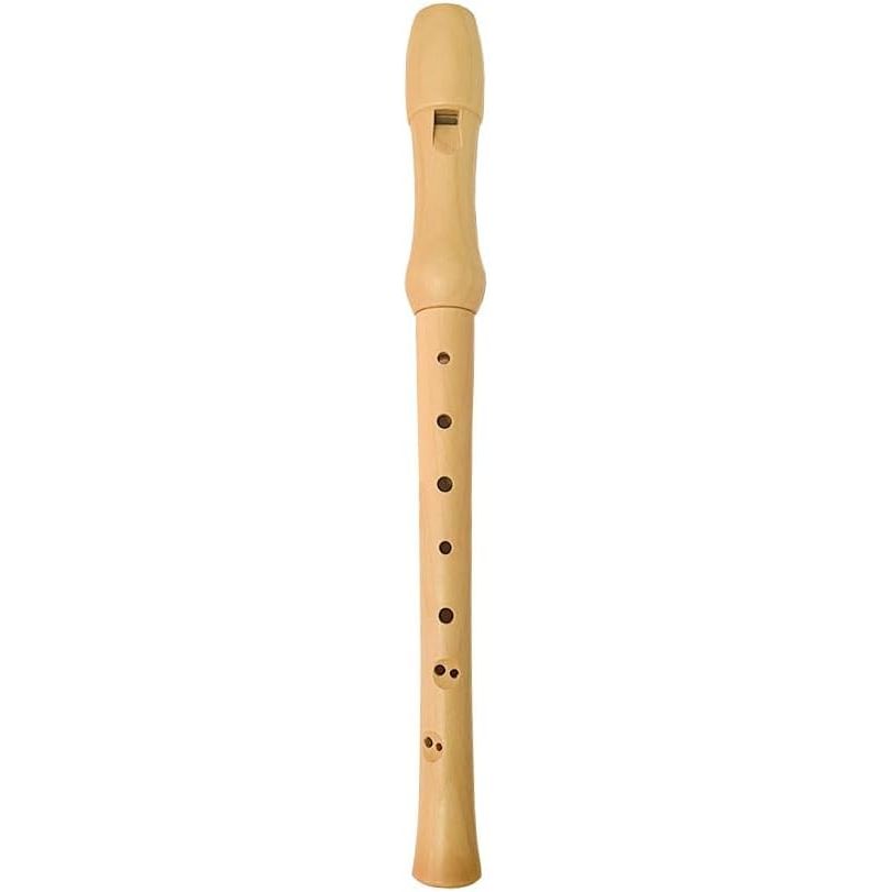 CLIFTON 8 - Hole Soprano Descant Wooden Recorder Flute with Cleaning Brush & Textile Carry Bag For School Student Home Beginning learners (Baroque Fingering) - Just Closeouts Canada Inc.