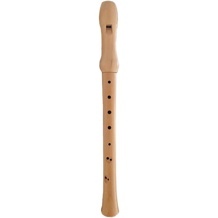 CLIFTON 8 - Hole Soprano Descant Wooden Recorder Flute with Cleaning Brush & Textile Carry Bag For School Student Home Beginning learners (German Fingering) - Just Closeouts Canada Inc.