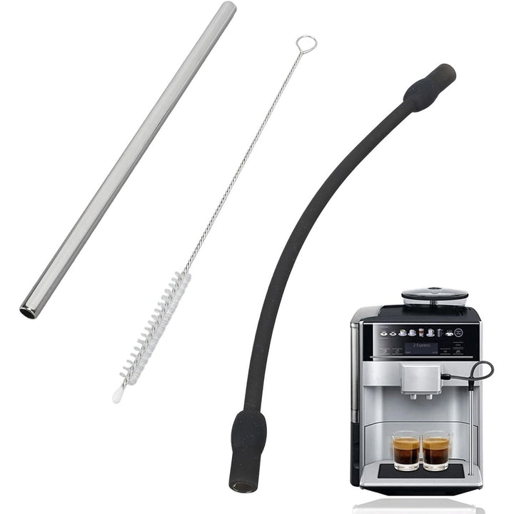 Coffee Machine Milk Hose Kit with Steel Tube and Cleaning Brush - Just Closeouts Canada Inc.X004I9LGBR