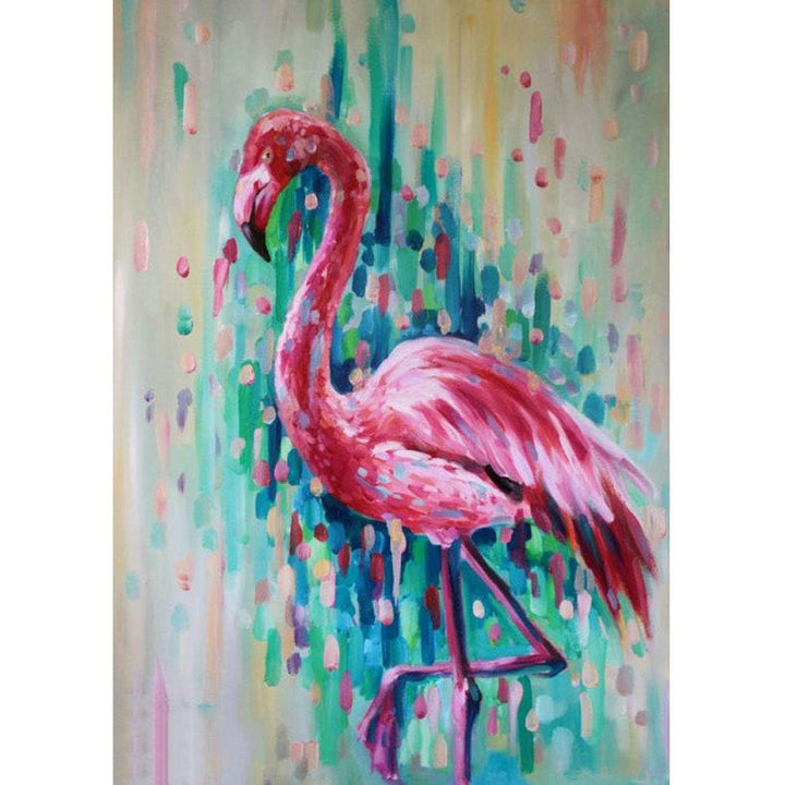 Colourful Flamingo 5D Diamond Painting Kit, 30 x 40 cm - Just Closeouts Canada Inc.X002IB7QEX