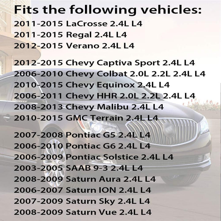 Compatible with Engine Timing Chain Kit With Chain Guide Tensioner Sprocket 12680750 94201S for Chevy GMC Pontiac Saab Saturn 2.0L 2.2L 2.4L L4 - Just Closeouts Canada Inc.