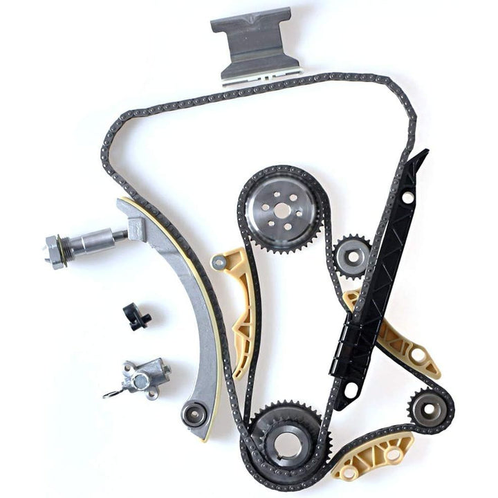 Compatible with Engine Timing Chain Kit With Chain Guide Tensioner Sprocket 12680750 94201S for Chevy GMC Pontiac Saab Saturn 2.0L 2.2L 2.4L L4 - Just Closeouts Canada Inc.