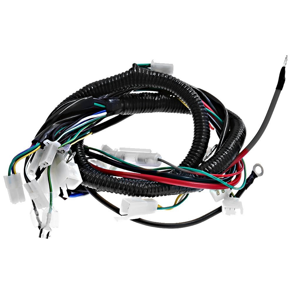 Complete Electric Wiring Harness Wire Magneto Stator for GY6 4 - Stroke Engine 125cc 150cc Pit Bike Scooter ATV Quad - Just Closeouts Canada Inc.