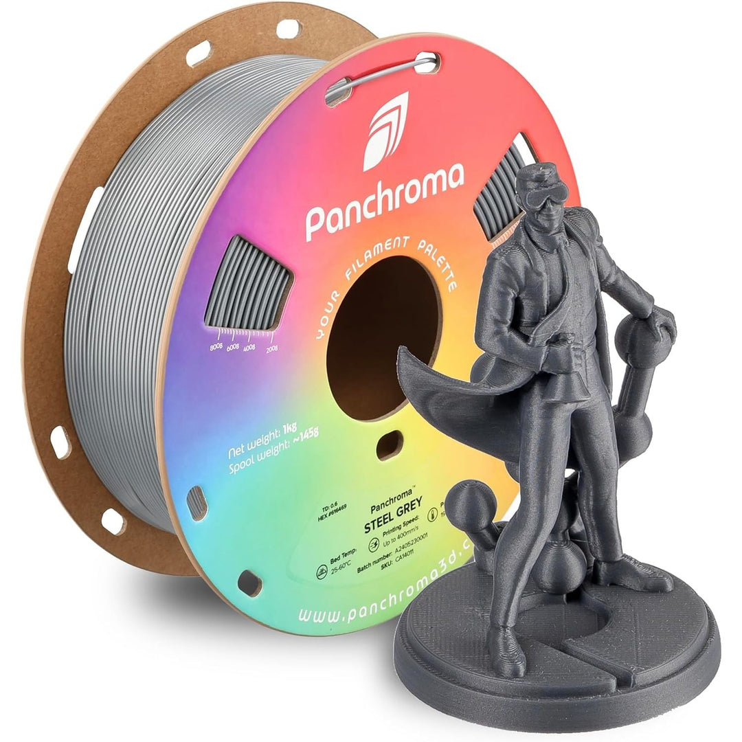CoPE 3D Printer Filament, Steel Grey 3D Printing Filament 1.75mm 1kg, Prints Better Than PLA, Enables High Speed Printing, Compatible with Most 3D Printer, Steel Grey - Just Closeouts Canada Inc.X0048WZ8H7