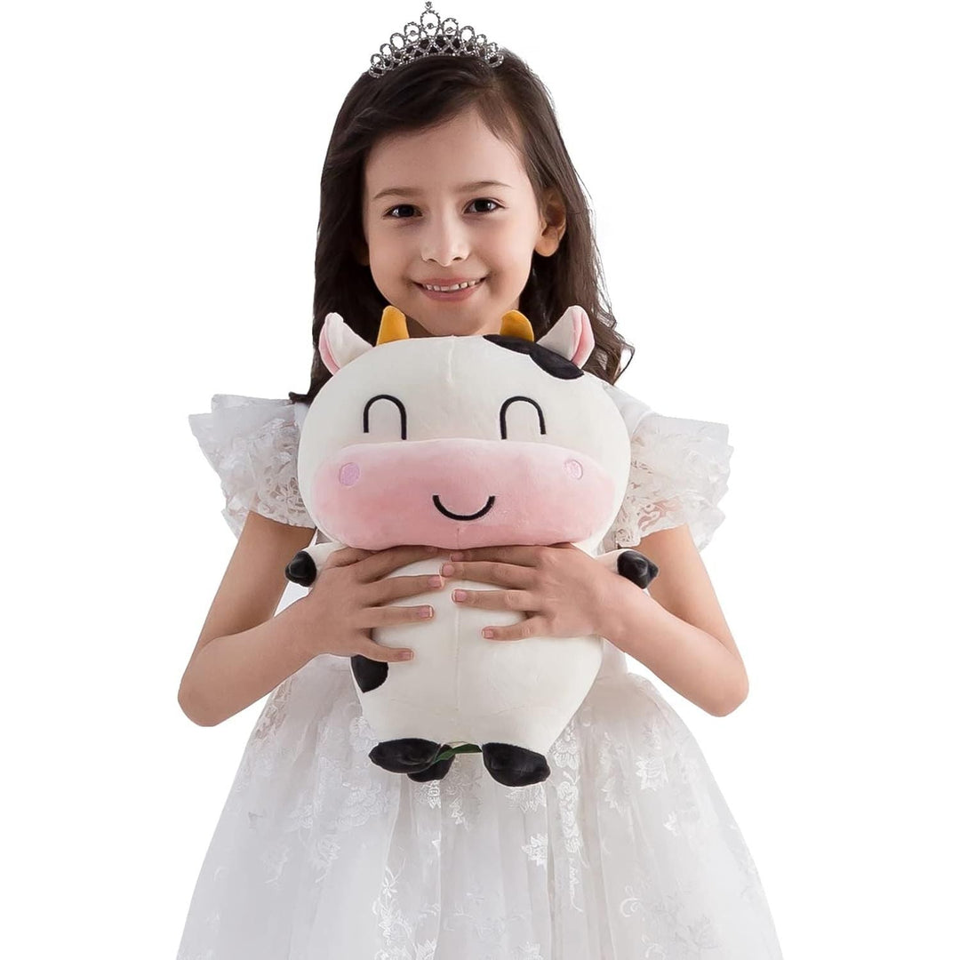 Cow Plush Toy – Black & White, 12 Inch - Just Closeouts Canada Inc.