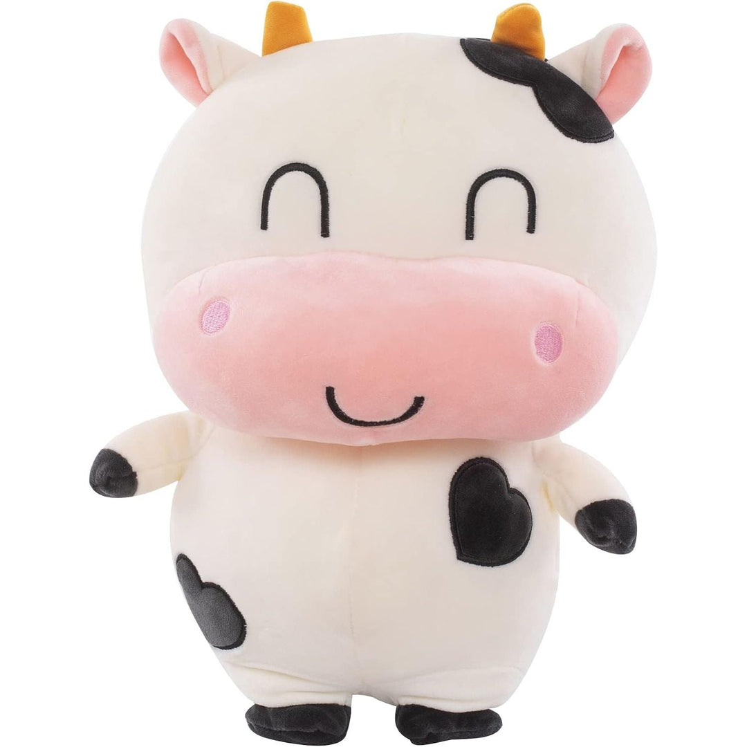 Cow Plush Toy – Black & White, 12 Inch - Just Closeouts Canada Inc.