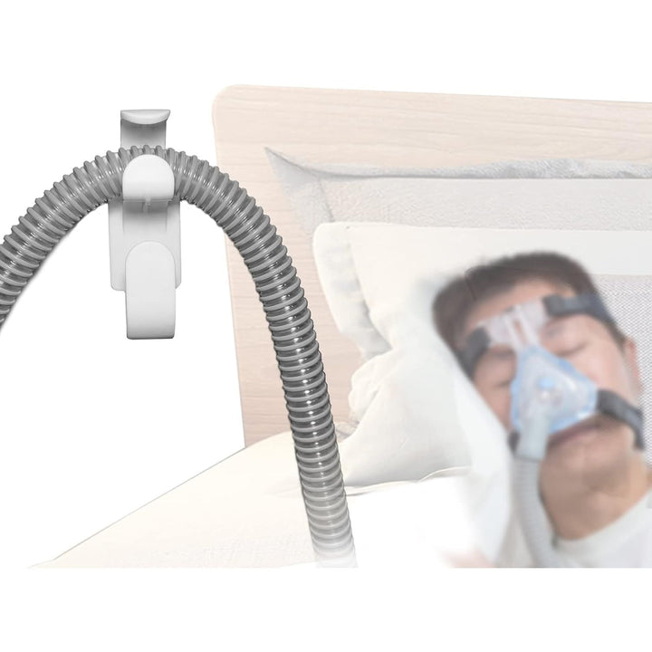 CPAP Hose Hanger with Anti - Unhook Feature - Damage - Free Hanging CPAP Mask Hook and CPAP Hose Holder （ Damage - Free Adhesive Strip）Avoids CPAP Hose Tangle and Allows You to Sleep Better, 1pk - Just Closeouts Canada Inc.