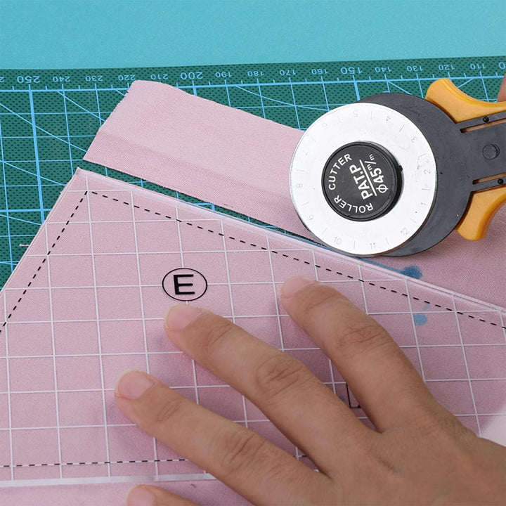 Crazy Quilting Template Set, Creative Transparent Sewing Machine Ruler, Non-Slip Hand Patchwork Ruler, Acrylic DIY Sewing Tools, Grids Scrap Templates, Quilt Rulers - Just Closeouts Canada Inc.