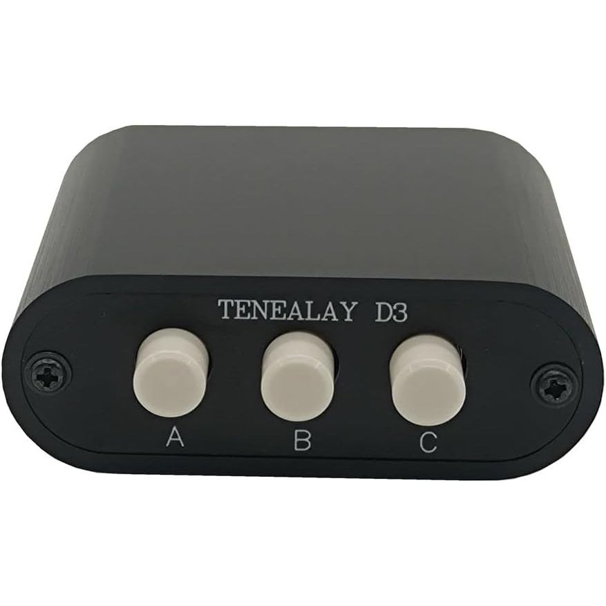 D3 3(1) - in - 1(3) - Out 3.5mm Stereo Audio Switch Source Input Signal switcher selector Splitter Box Mini - Just Closeouts Canada Inc.