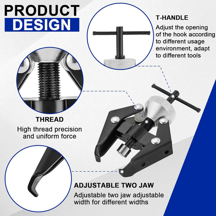 DASBET Battery Terminal and Wiper Arm Puller, Windshield Wiper Arm Removal Tool Heavy - Duty Arm Battery Terminal Bearing Remover Puller Kit - Just Closeouts Canada Inc.